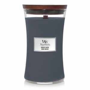 Indigo Suede Large Candle 
