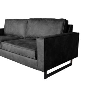 LABEL51 Bank Arezzo – Antraciet – Microfiber – 3-Zits