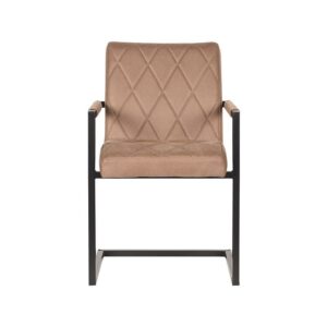 LABEL51 Eetkamerstoel Denmark – Stone – Microfiber