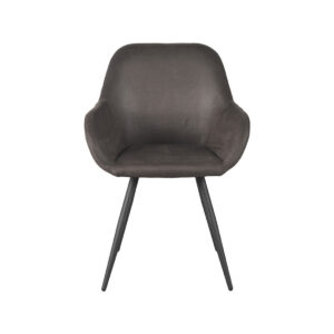 LABEL51 Eetkamerstoel Fender – Antraciet – Micro Suede