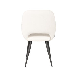 LABEL51 Eetkamerstoel Fer – Ivory – Boucle