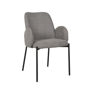 LABEL51 Eetkamerstoel Jari – Zinc – Weave