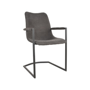 LABEL51 Eetkamerstoel Bono – Antraciet – Weave