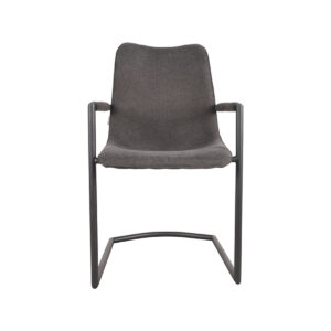 LABEL51 Eetkamerstoel Bono – Antraciet – Weave