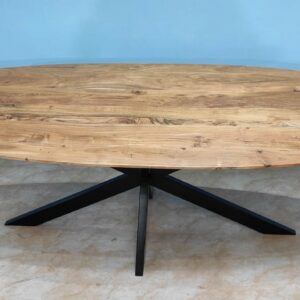 Deens Ovalen tafel Mangohout – Naturel