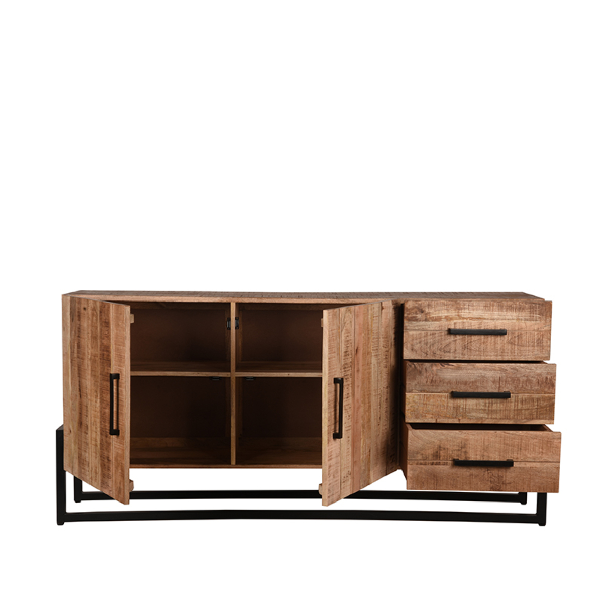 LABEL51 Dressoir Bolivia - Rough - Mangohout - Dressoir - Afbeelding 4
