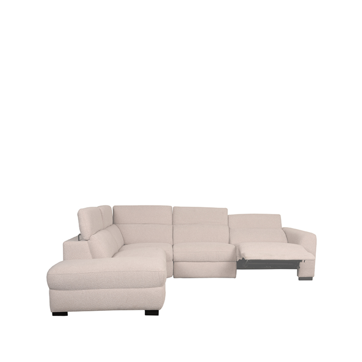 LABEL51 Hoekbank Livordo - Naturel - Boucle - Links - Afbeelding 4