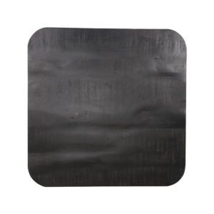 LABEL51 Eetkamertafel Tafelblad Sloppy Edge – Zwart – Mangohout – 70 cm Sloppy