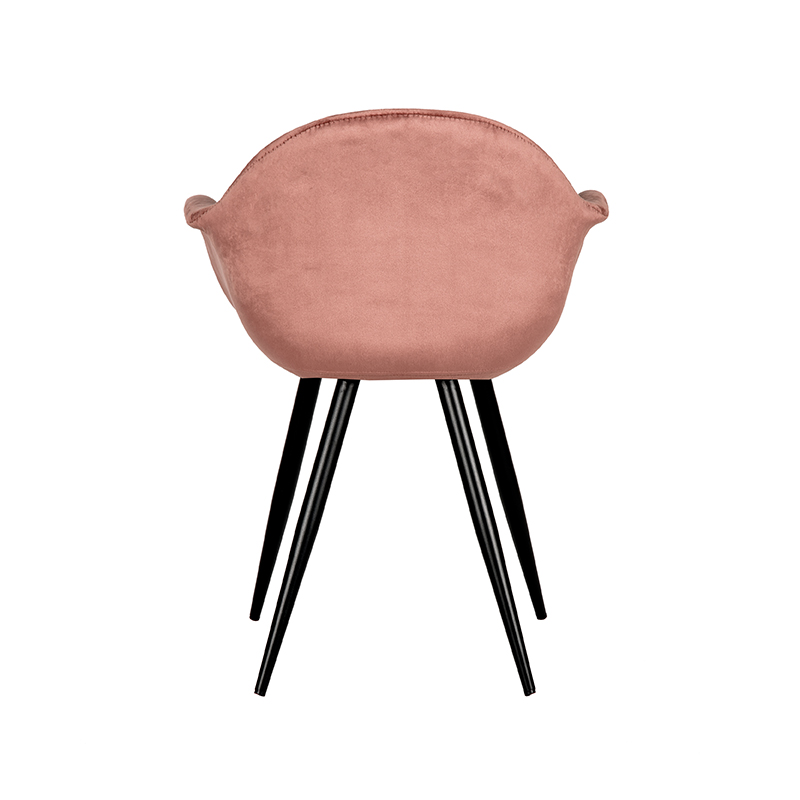 LABEL51 Eetkamerstoel Forli - Roze - Fluweel - Afbeelding 4