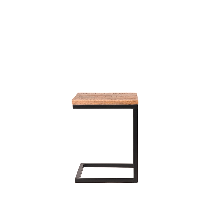 LABEL51 Bijzettafel Vintage - Rough - Mangohout - Afbeelding 4