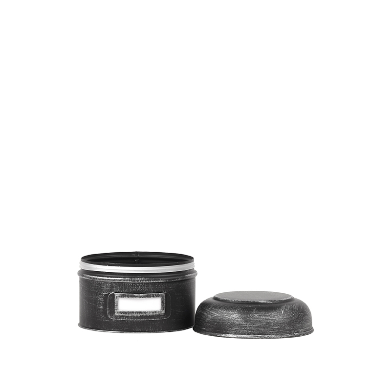 LABEL51 Opbergblik - Zwart - Metaal - S -13x13x10 cm - Image 2