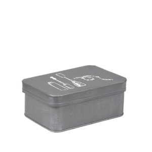 LABEL51 Make-Up opbergkist – Grijs – Metaal