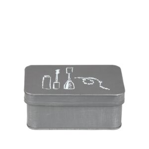 LABEL51 Make-Up opbergkist – Grijs – Metaal