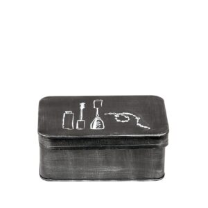 LABEL51 Make-Up opbergkist – Zwart – Metaal