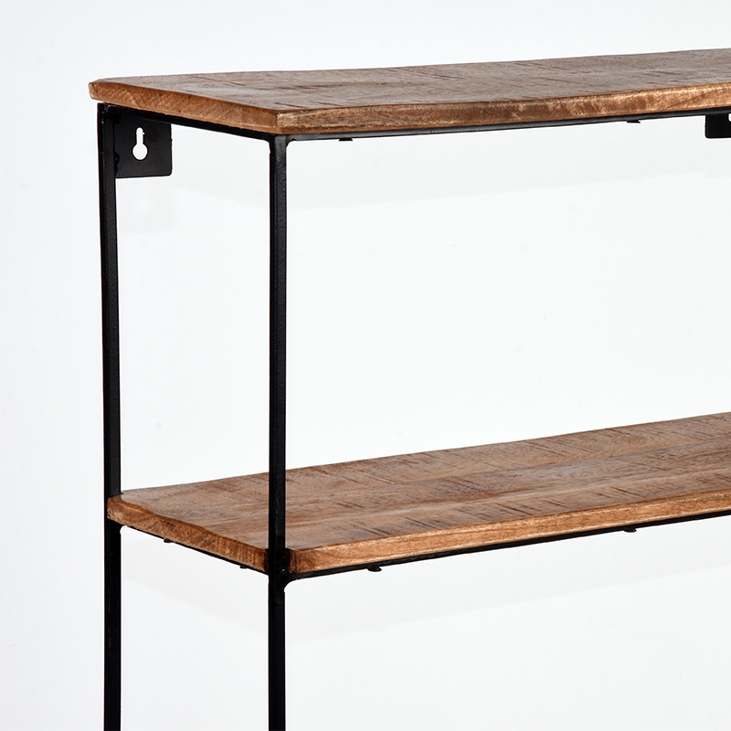 LABEL51 Wanddecoratie Vintage Wandplank - Rough - Mangohout - L - Afbeelding 5