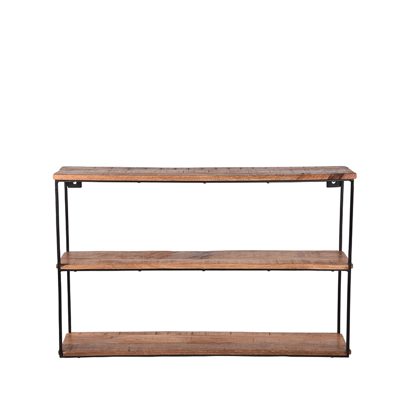 LABEL51 Wanddecoratie Vintage Wandplank - Rough - Mangohout - L - Afbeelding 3